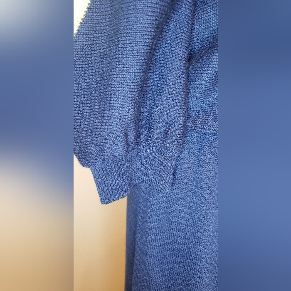 Vintage Navy Women's Sweater And Skirt - Picture 8 of 10
